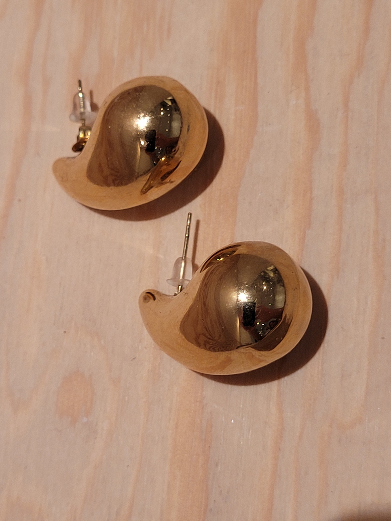 Benn big drop earrings Gold-3