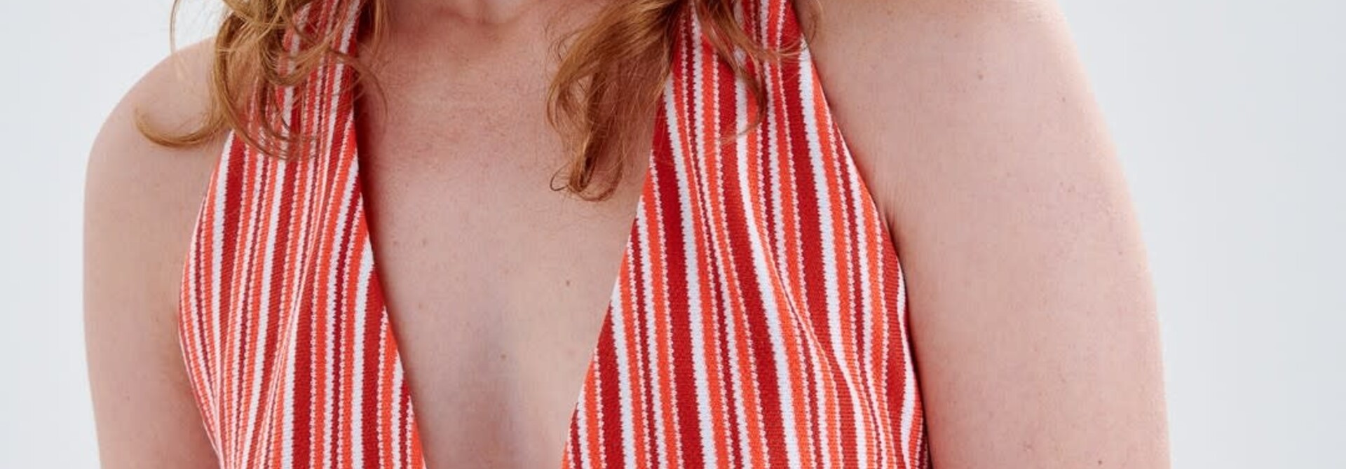 Rasja knit halter top Orange