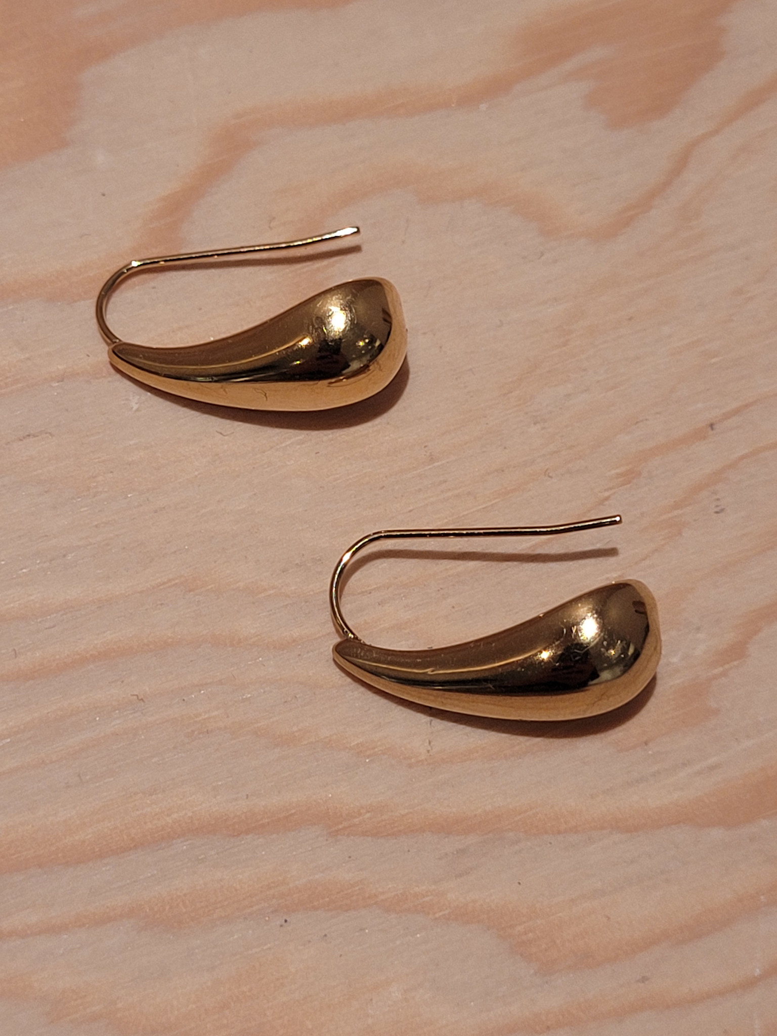 Tiffy mini drop earrings Gold-2