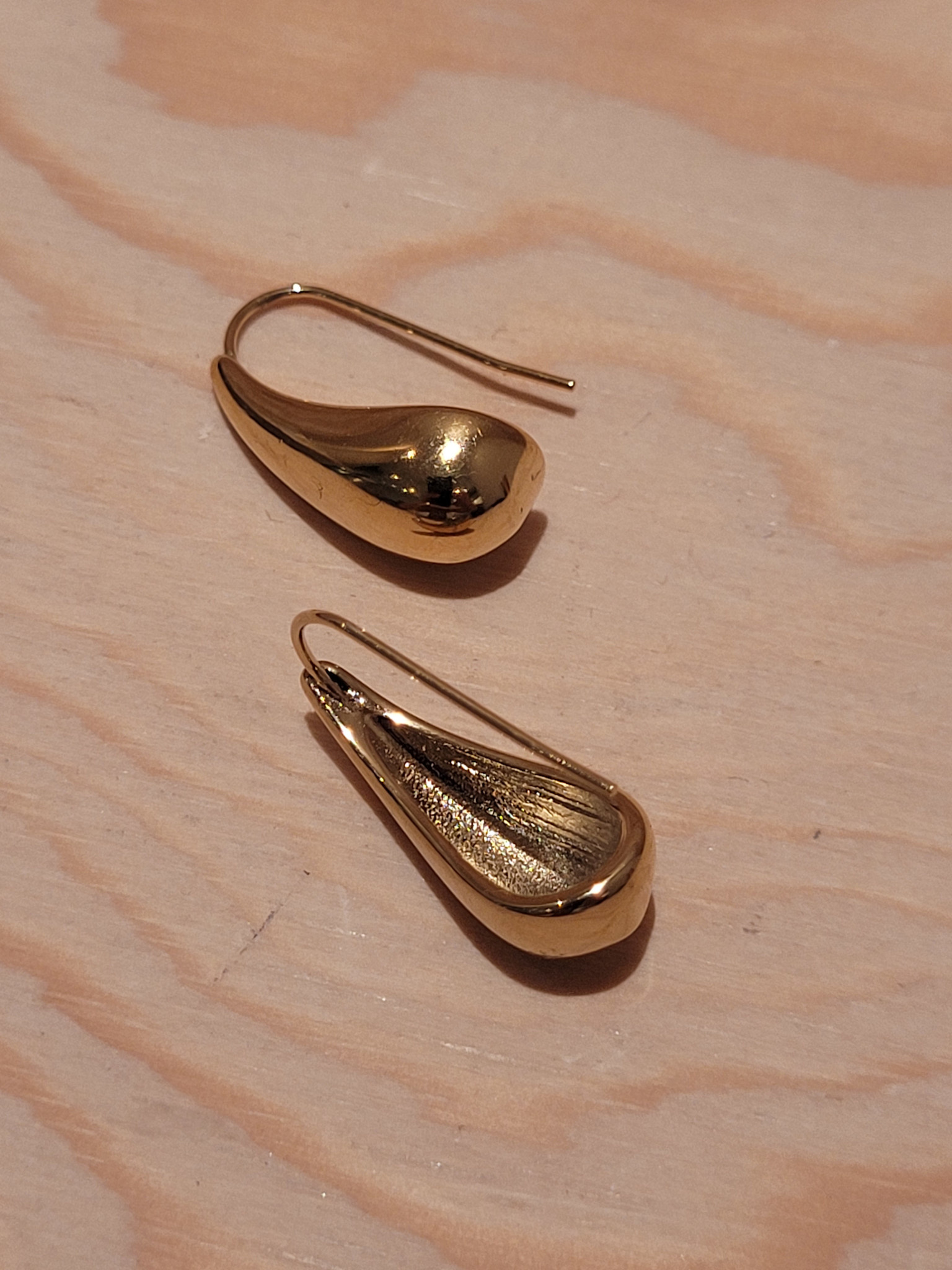 Tiffy mini drop earrings Gold-3
