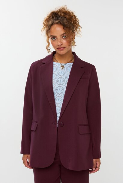 Maisie essentiel blazer Burgundy