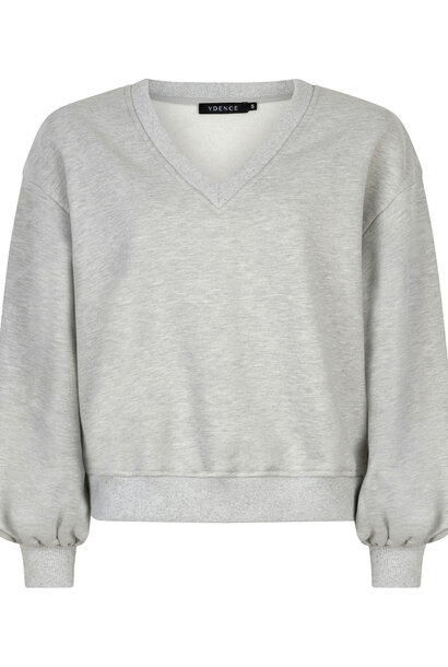 Kyomi ballonsleeve sweater Grey