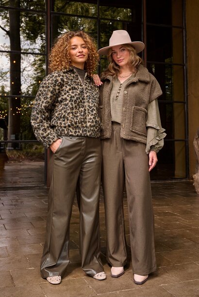 Jacky ruches blouse Khaki