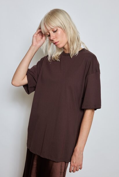 Barry essential boxy  t-shirt Brown