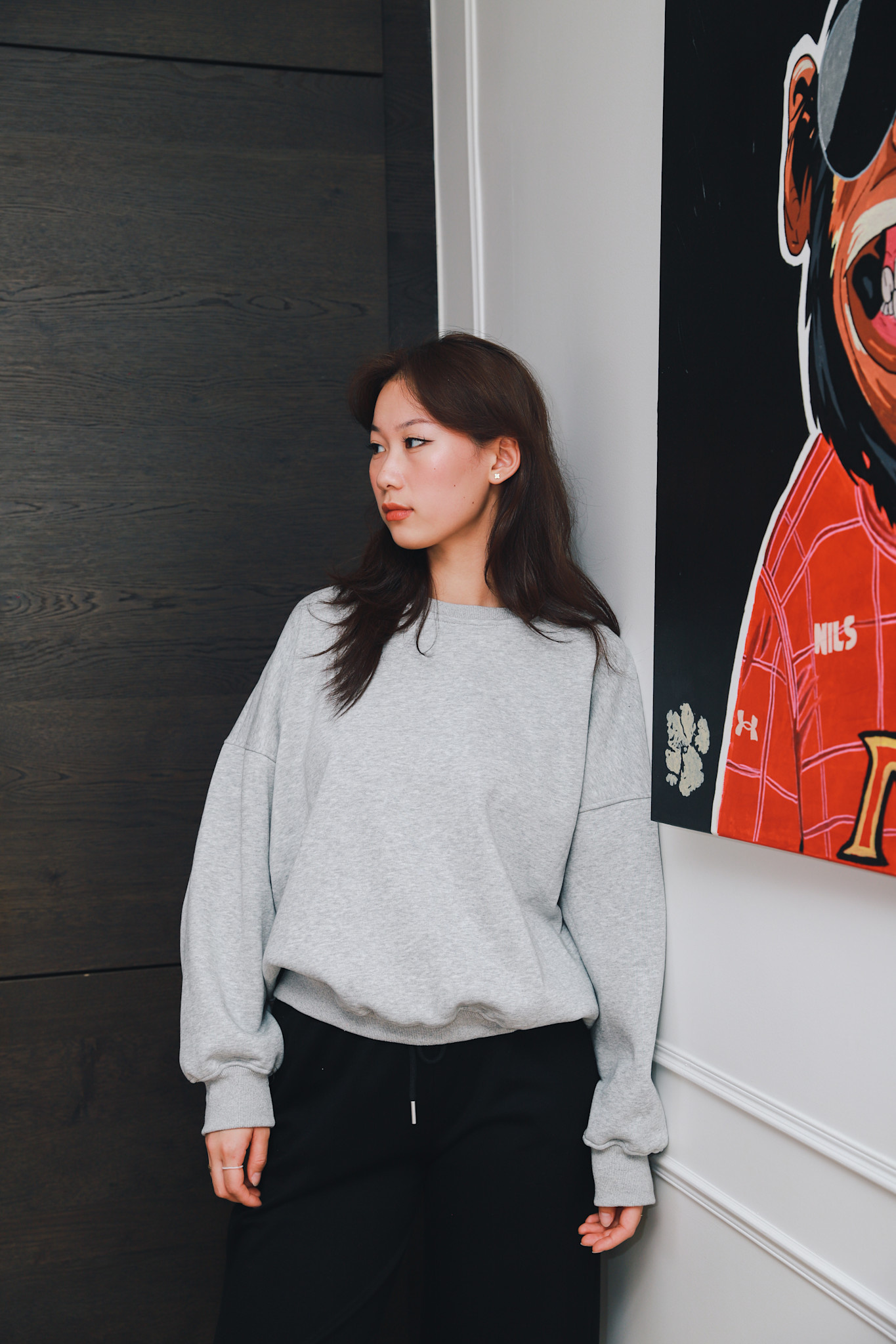 Kayne essentail sweater Grey-2
