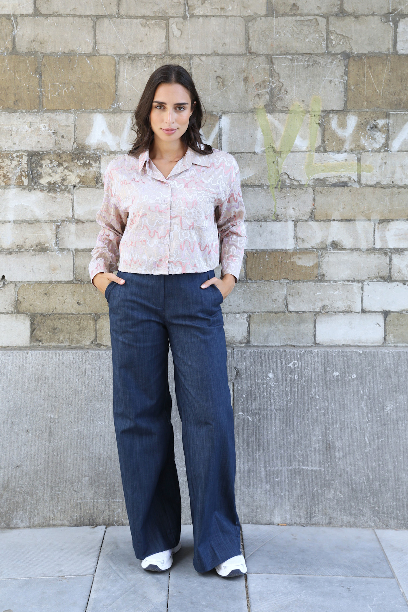 Parconi wide pant Denim-2