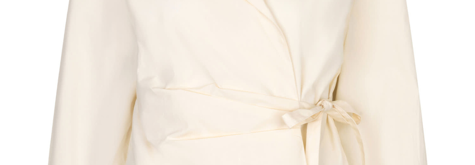 Christy cache-coeur blouse Beige Ecru