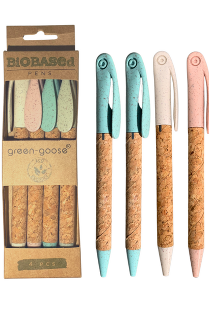 "Write me" - Bio-based Cork penset  4pc