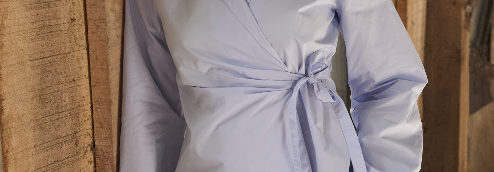 Christy cache-coeur blouse Light Blue