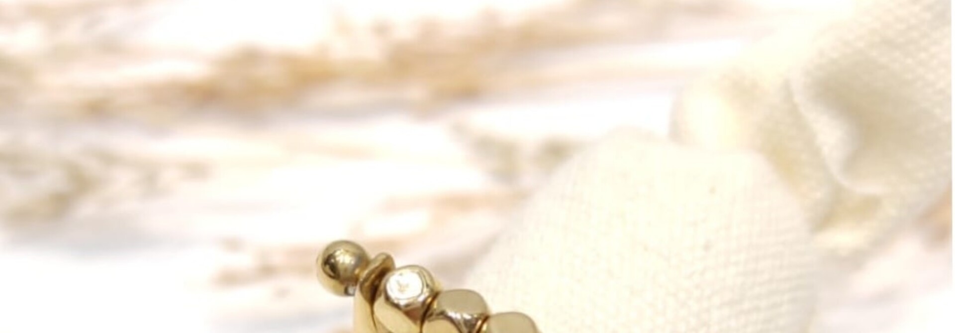 Perü etnic minimal 3D Ring Gold
