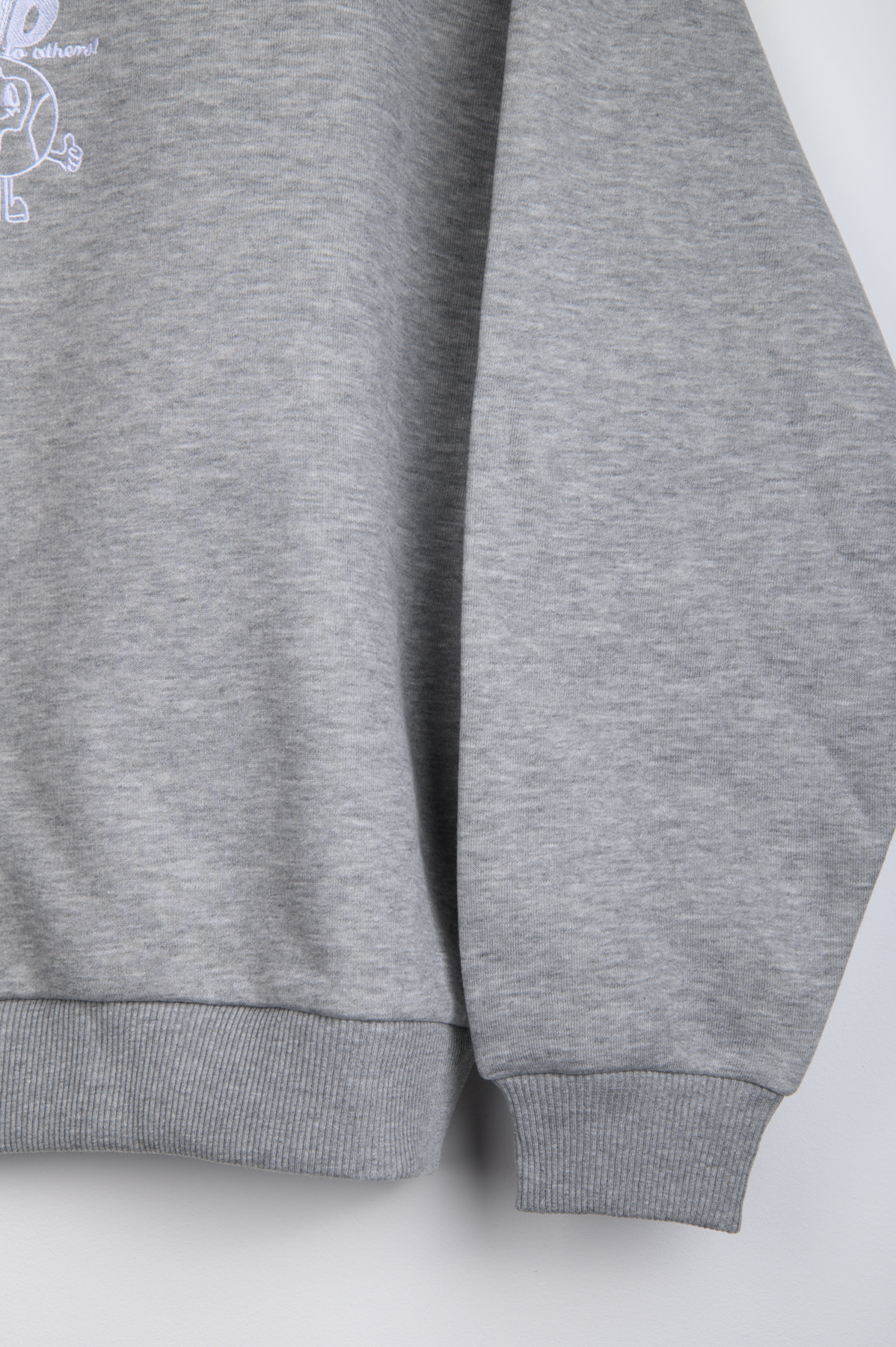 "Be Kind" molton sweater Grey-3