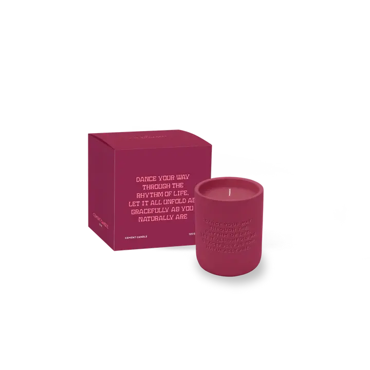 Cemented Candle 170gr - STUDIO - "Dance Your Way"-1