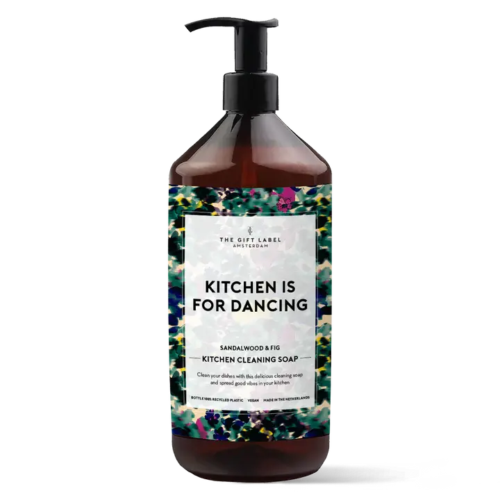 Kitchen Cleaning Soap 1000ml - "Kitchen Is For Dancing"-1