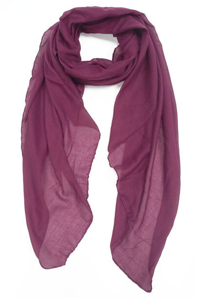 Dolly basic scarf 100x180 Aubergine