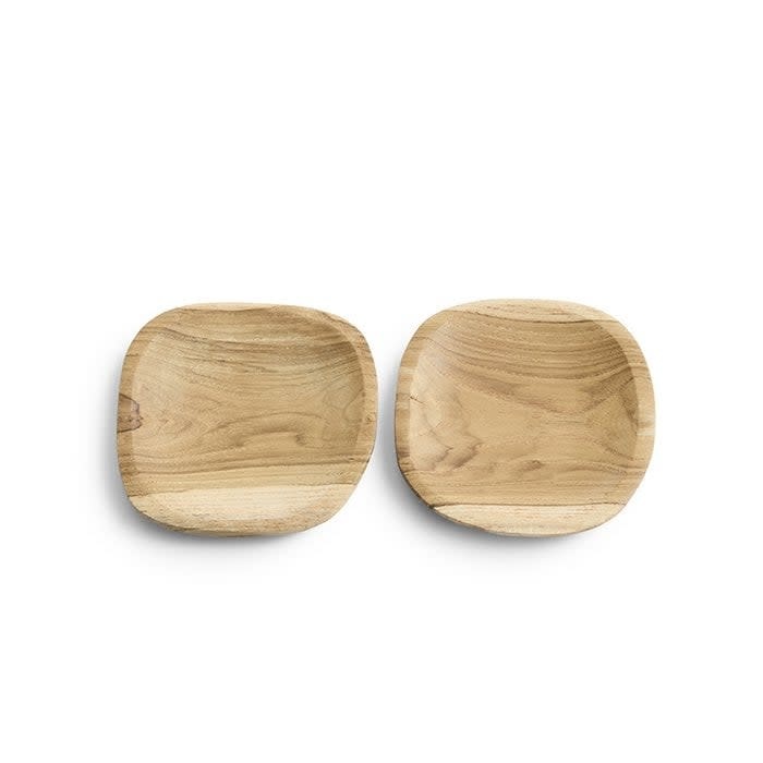 Bazz teak wood tray Naturell-1