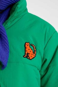 Gato padded puffer jacket Green-2