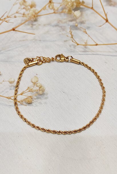 Terri twisted choocker necklace Gold