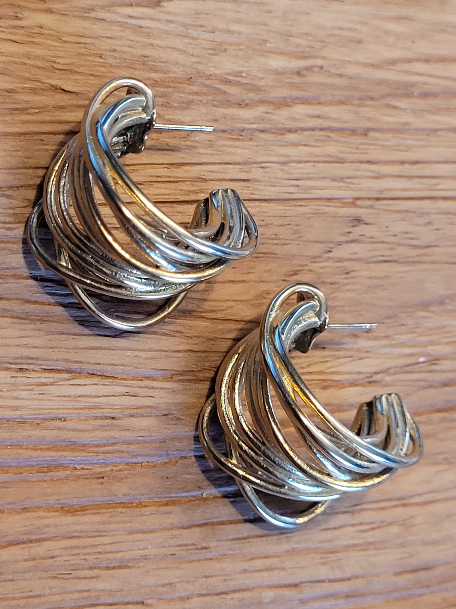 Crabi multi hoops earring Gold-2