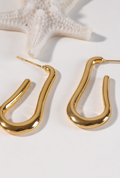 Hiké flat hoops Gold