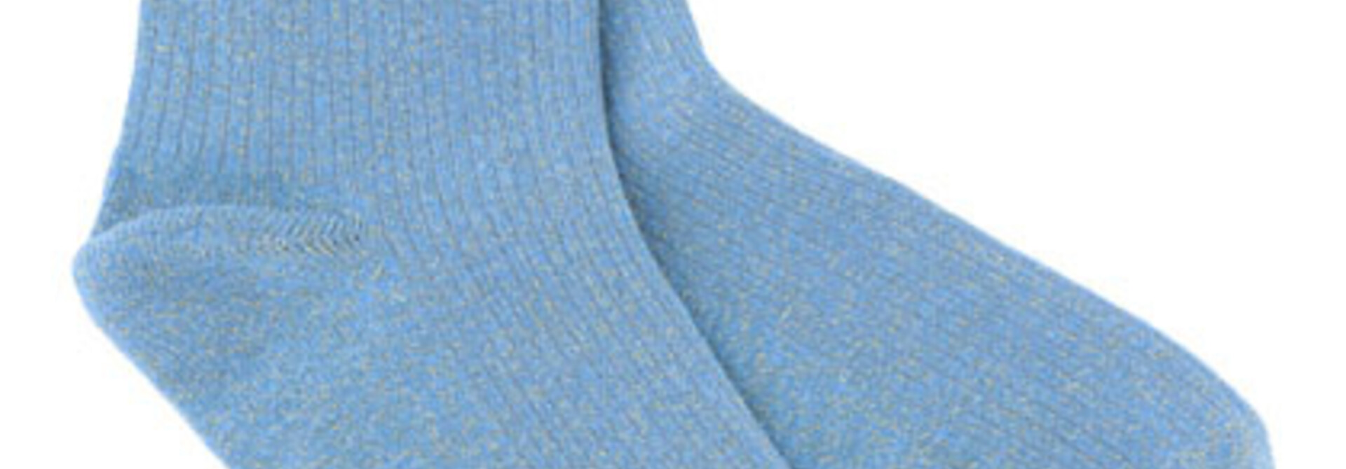 "Stay cool" sparkle socks Denim Blue