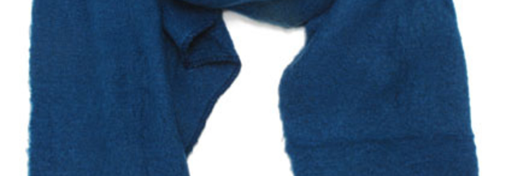 Rövka assymetric (60x190cm) scarf Petrol Blue