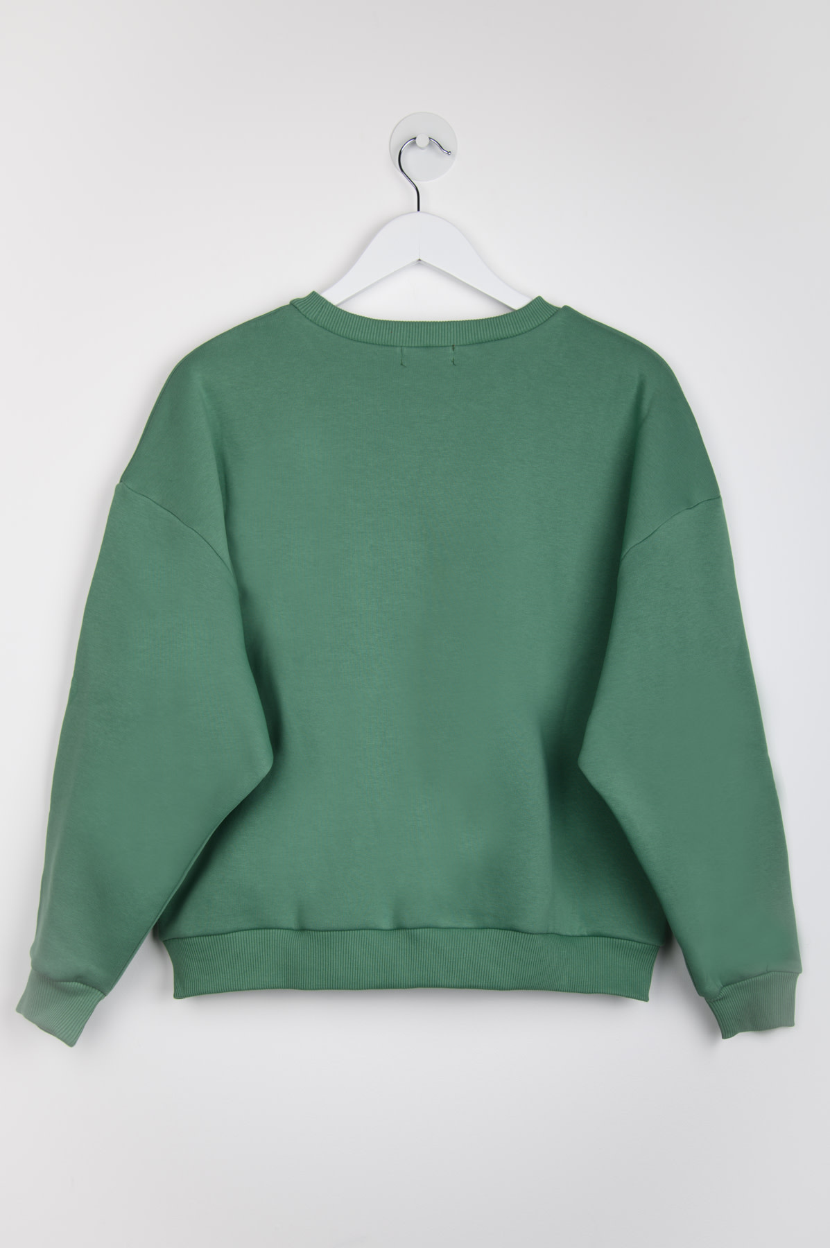 "Be Kind" molton sweater Green-3