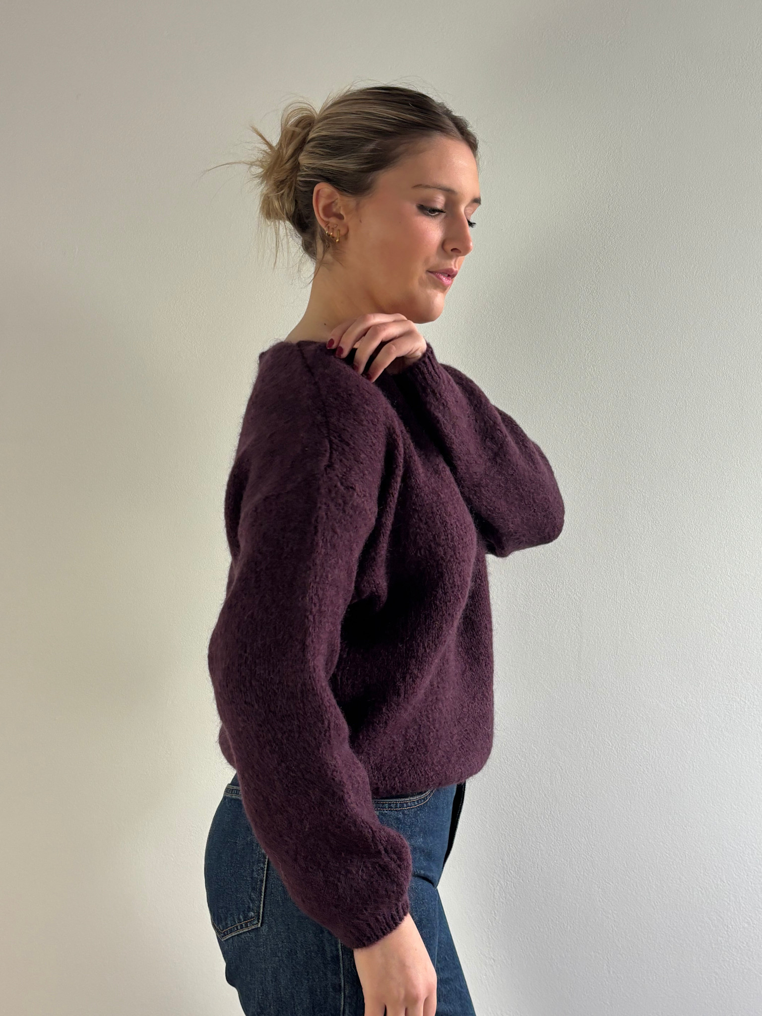 Caro essentiel v-neck knit Prume-2