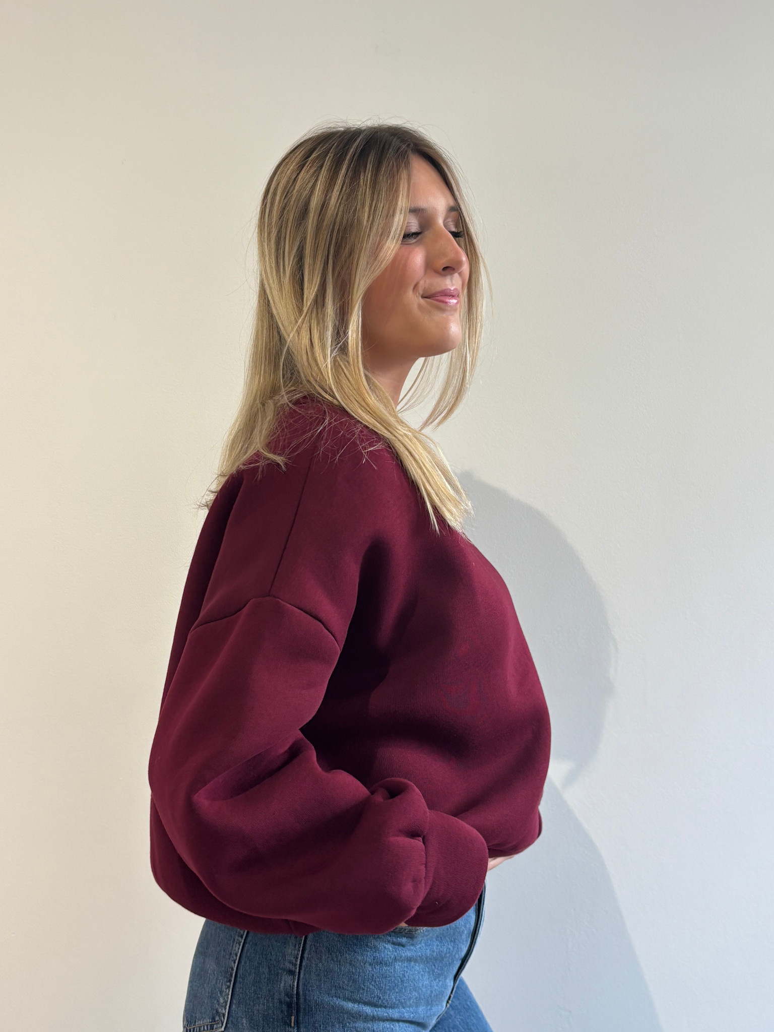 Cheal sweater Burgundy-2