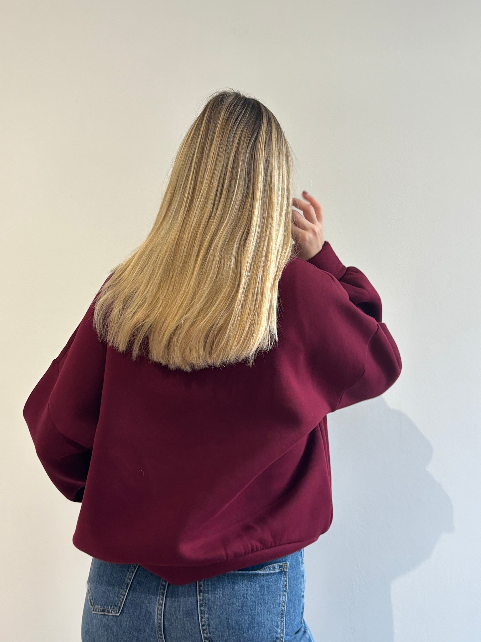 Cheal sweater Burgundy-3