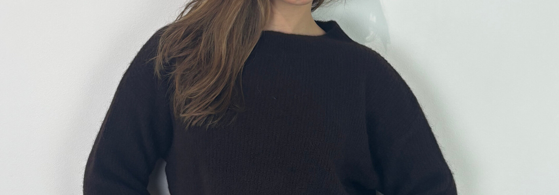 Thaïs short boatneck Brown Choco