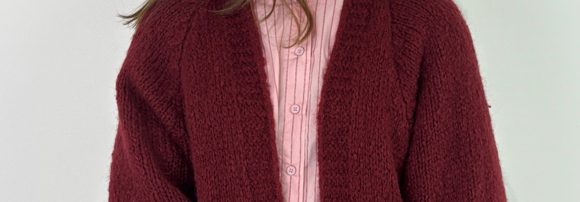 Sohvi short bernadette ballon sleeve Burgundy