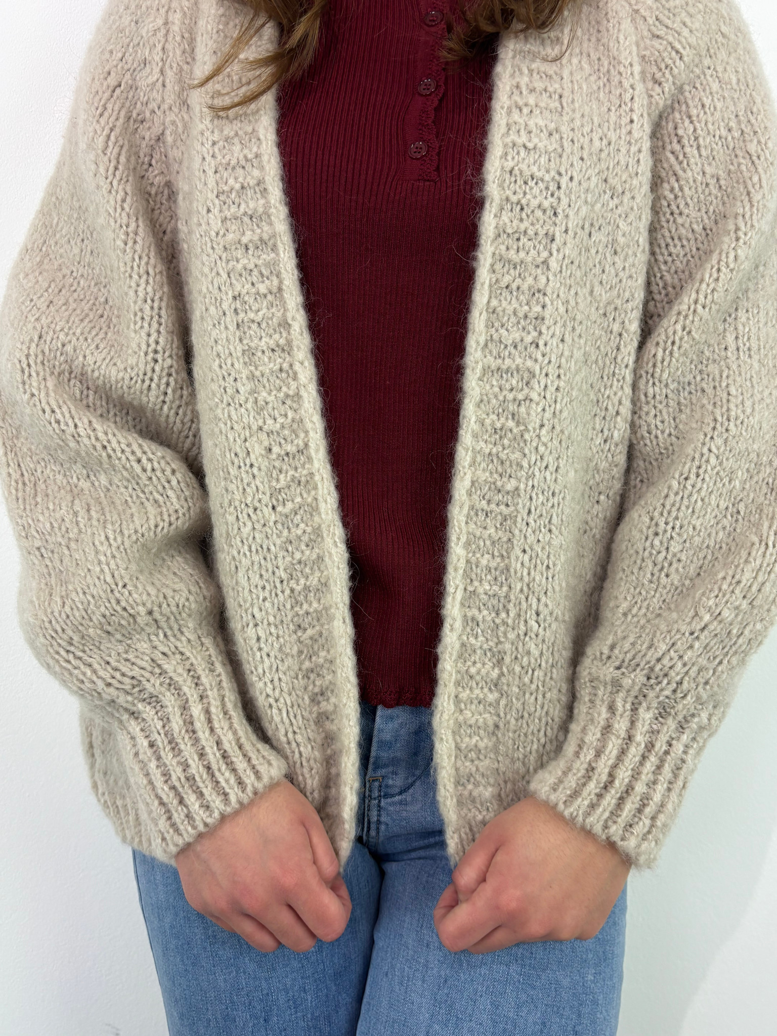 Sohvi short bernadette ballon sleeve Beige-3