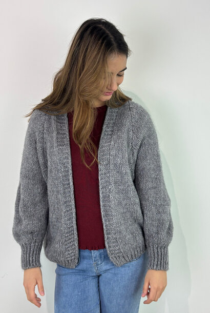 Sohvi short bernadette ballon sleeve Grey