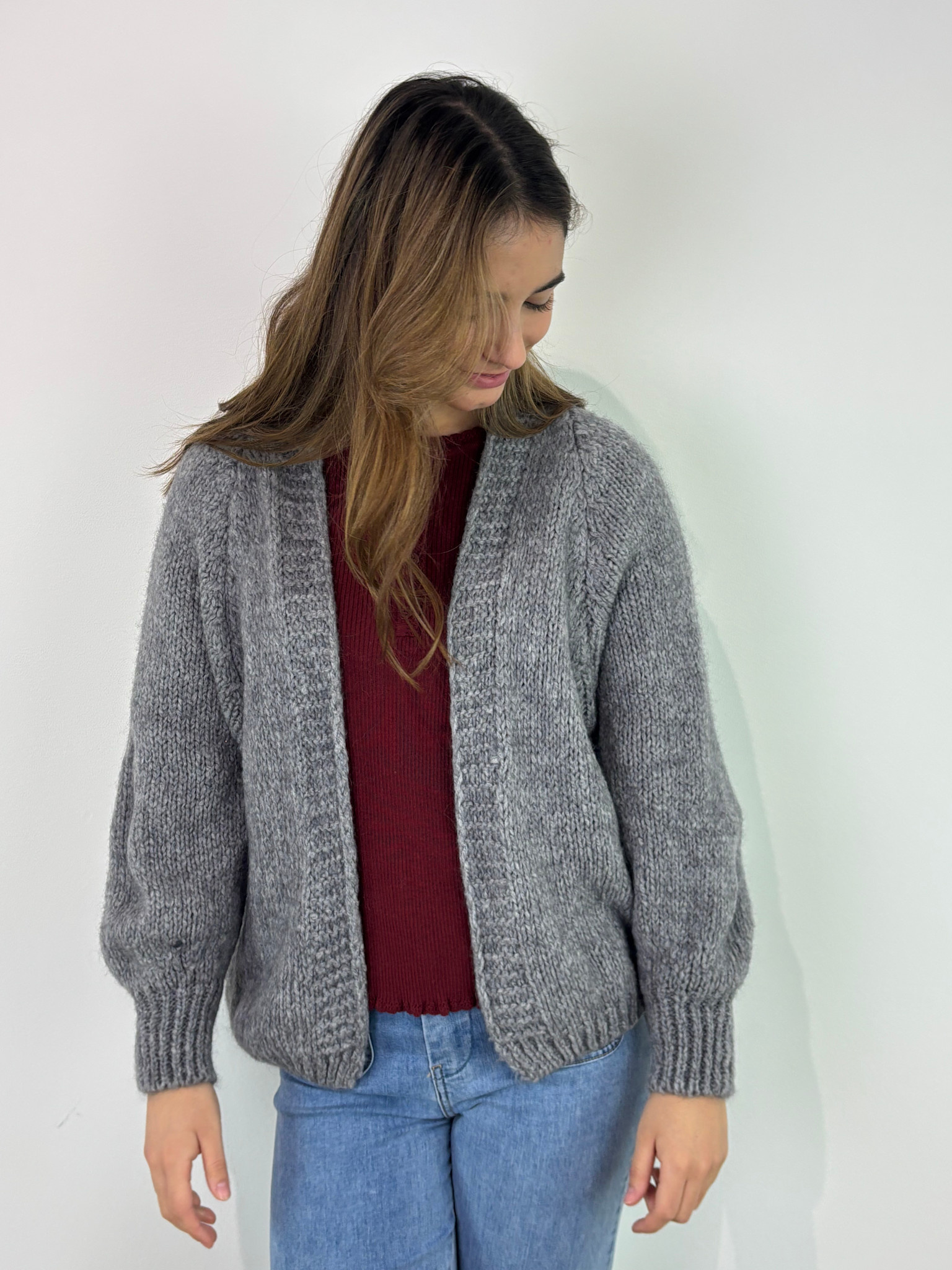 Sohvi short bernadette ballon sleeve Grey-1