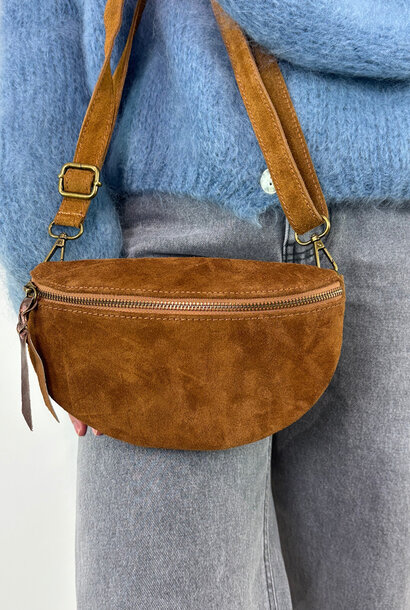 Bryna diam leather bum bag Camel