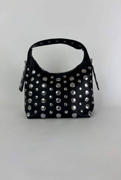 Aria studs handbag Black