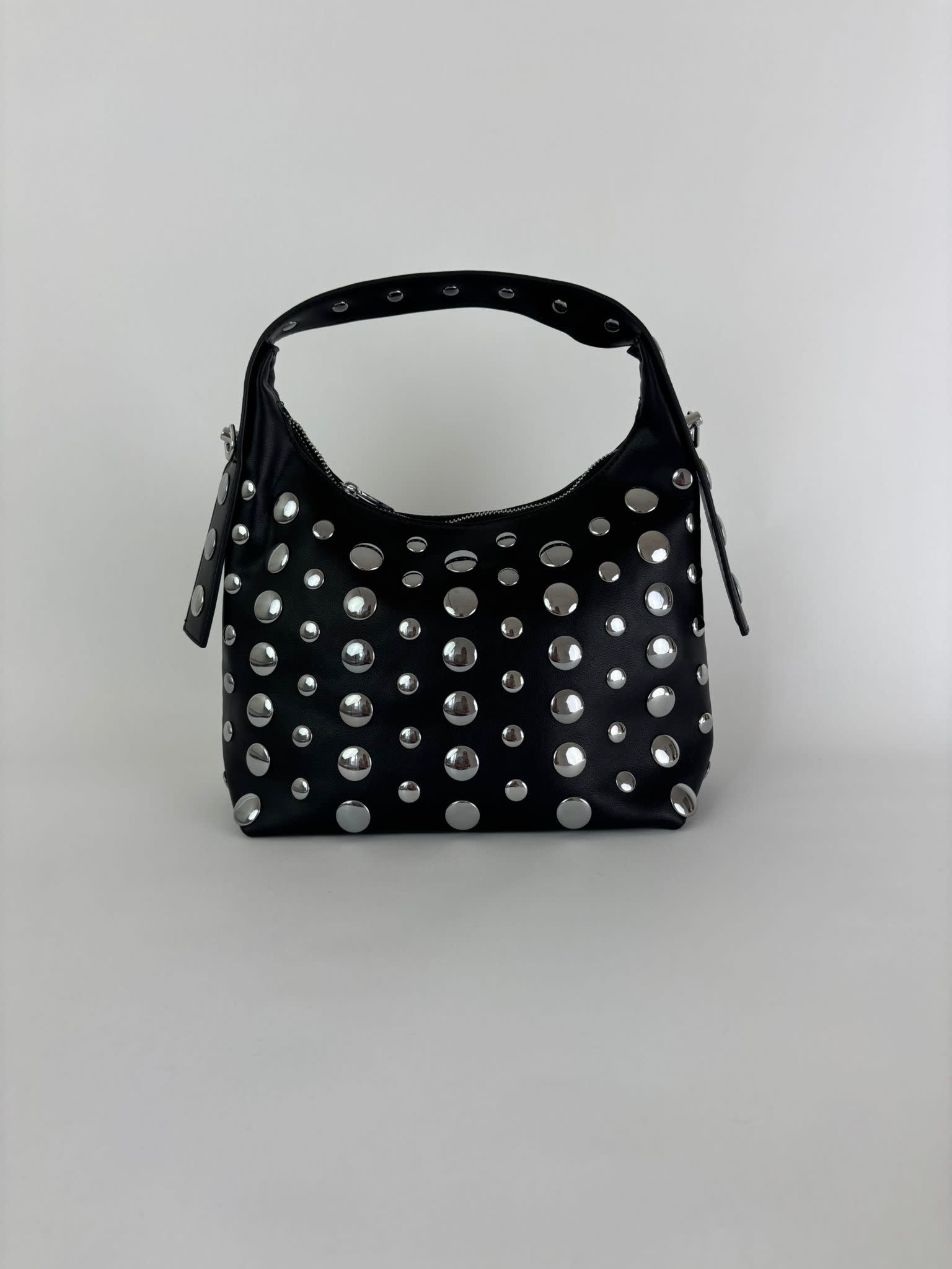 Aria studs handbag Black-1