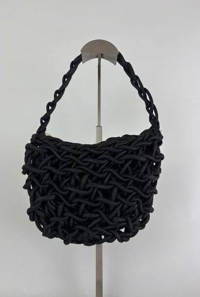 saya cord bag Black