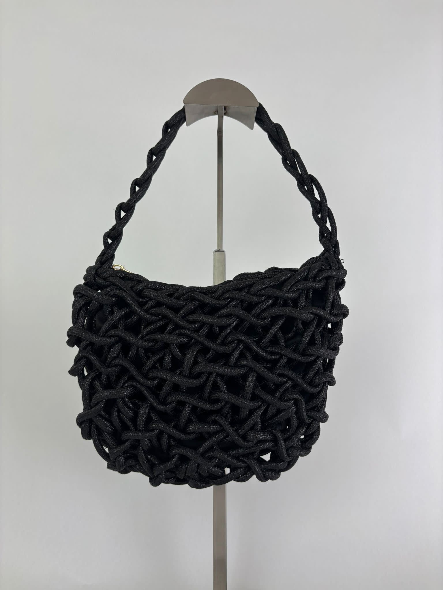saya cord bag Black-1
