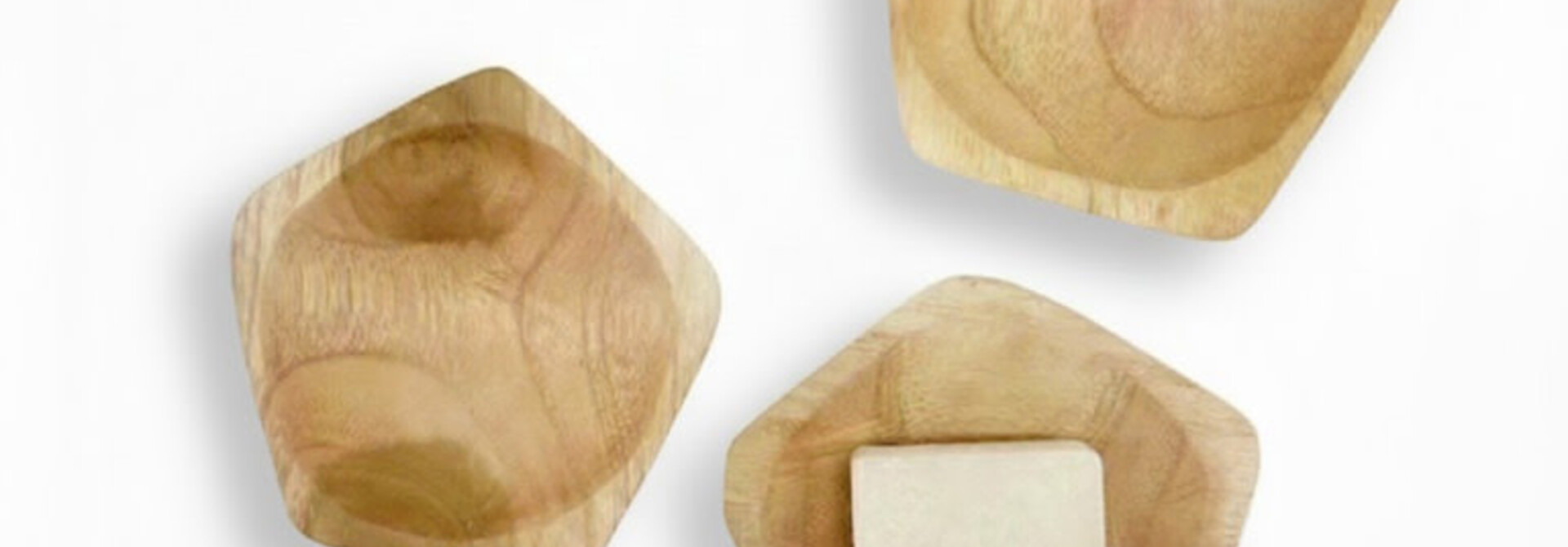 Pentagon naturel wood tray Teak Sanding