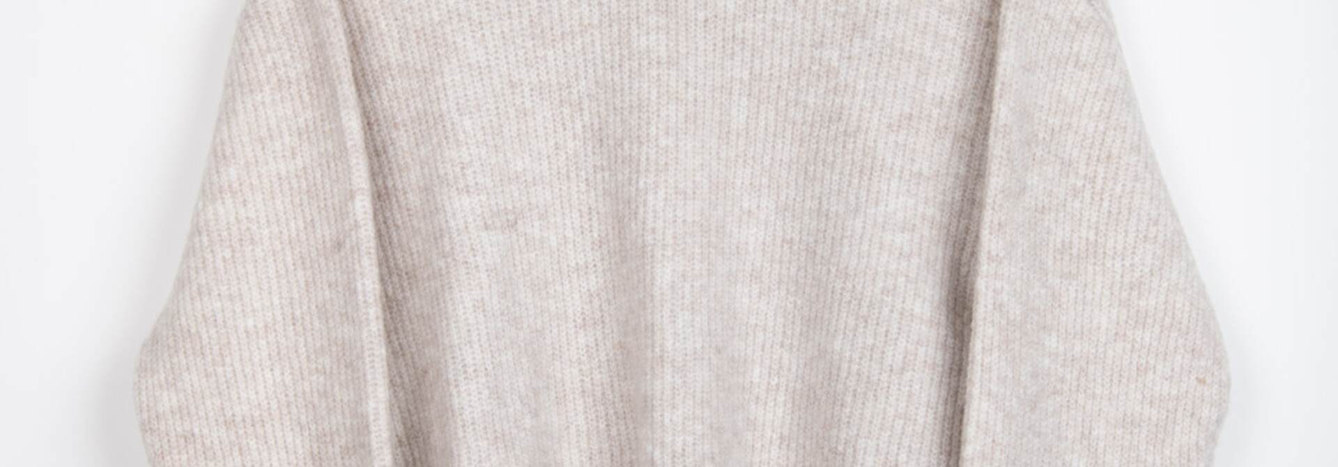 Filippa basic round neck knit Beige