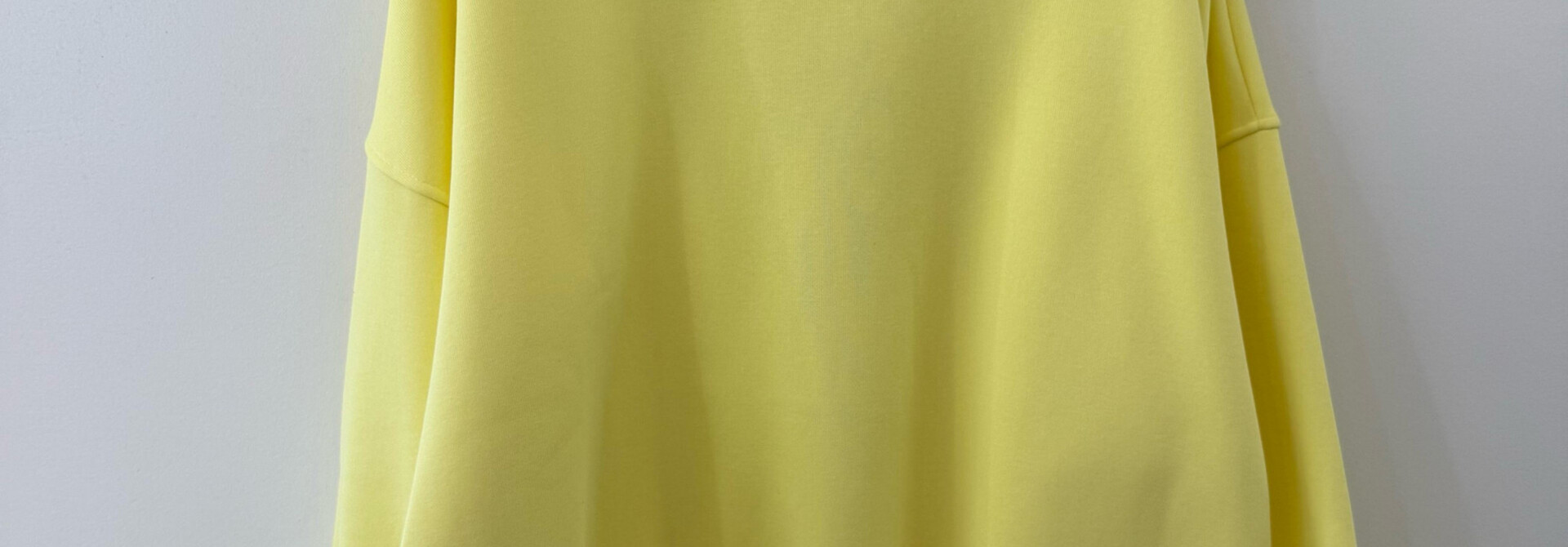 Kayne flock liner basic sweater Yellow