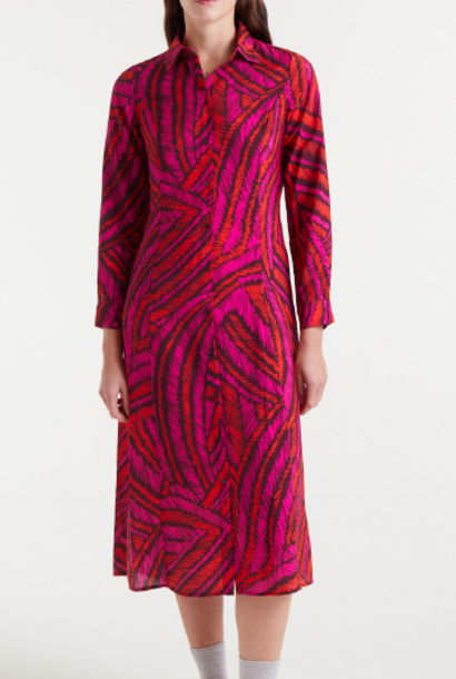 Dama revercible dress Brown