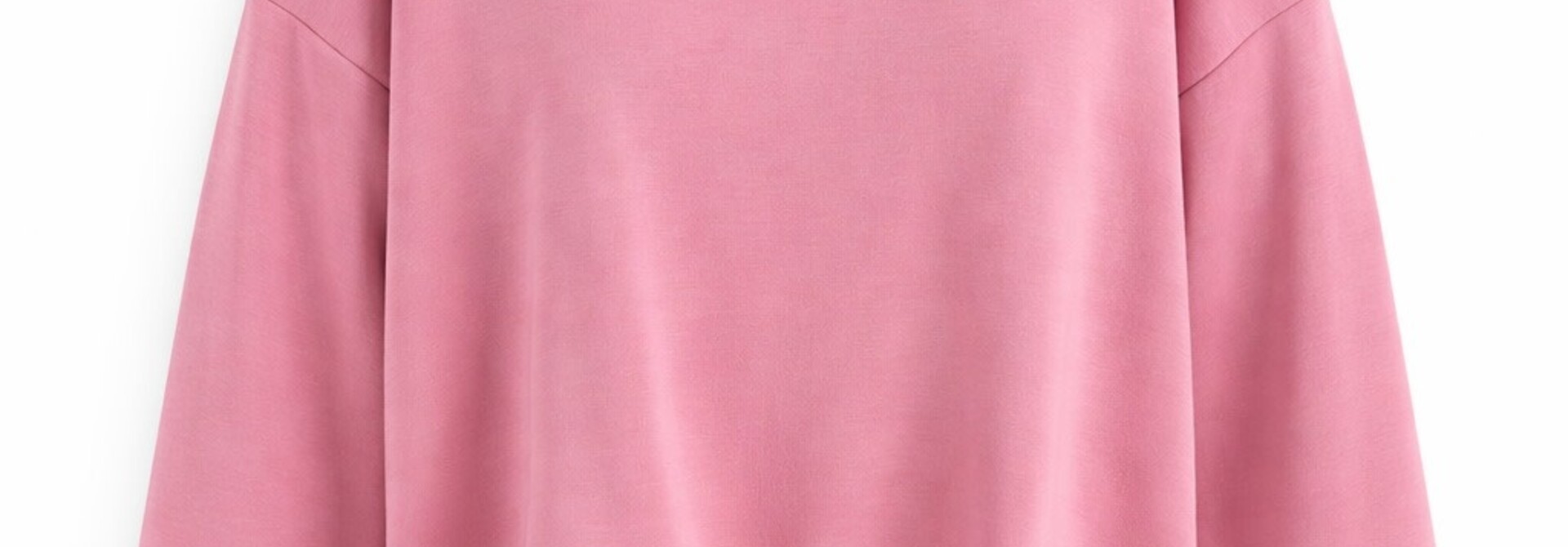 Bouly fluide satin touche sweater Powder Rose