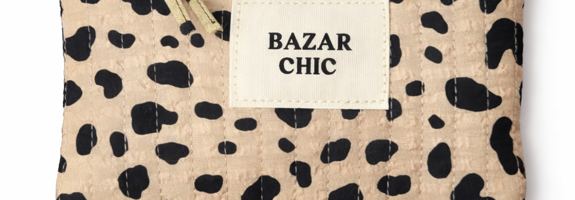 "Bazar Chic" poche Cheetah Beige