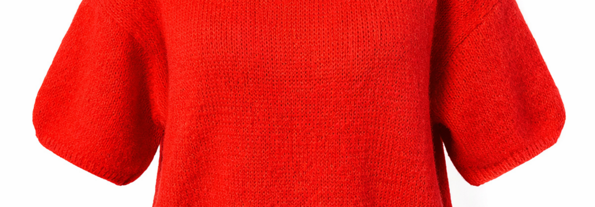 Agnea boxy s/s knit Red