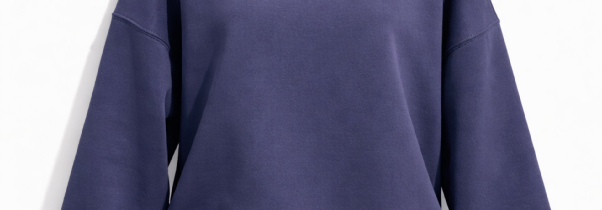 Dwayne flock liner basic hoodie sweater Marine