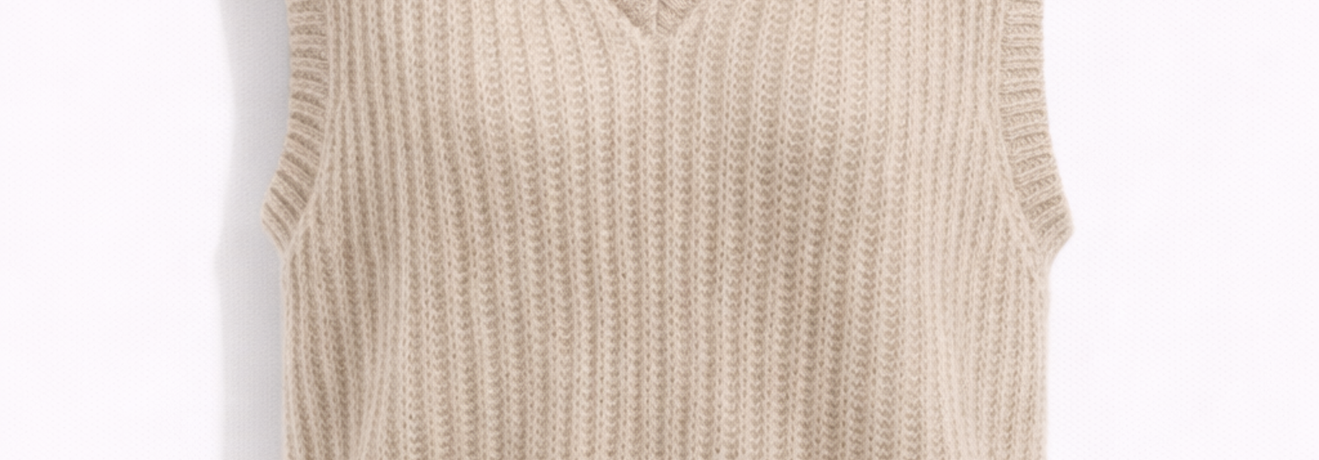 Dylan v-neck debardeur Beige