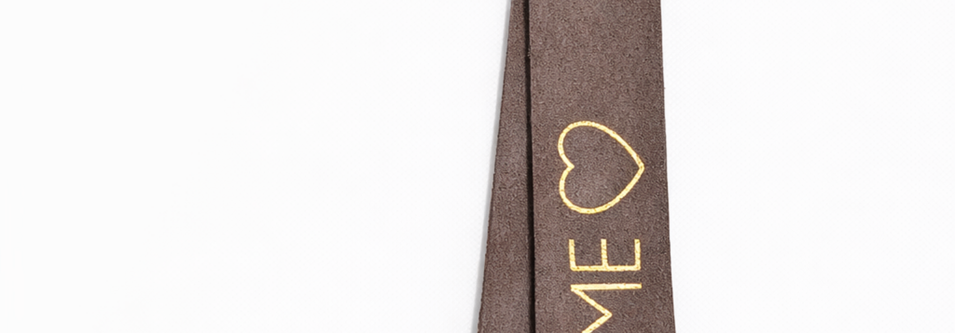 Home leather keychain  Hazelnut