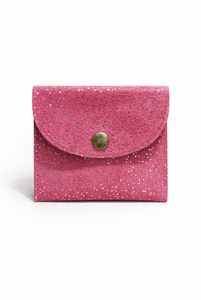 Sparkline leather wallet Fushia